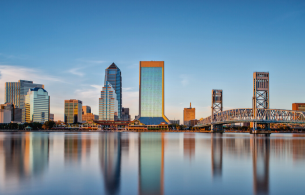 Jacksonville, Florida downtown city skyline