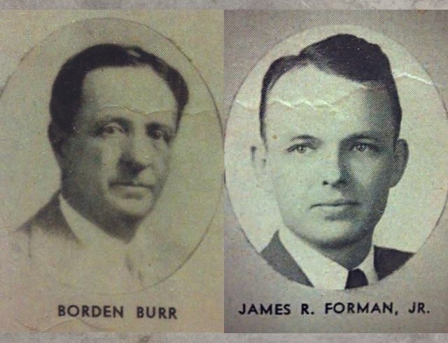 Mr. Burr and Mr. Forman