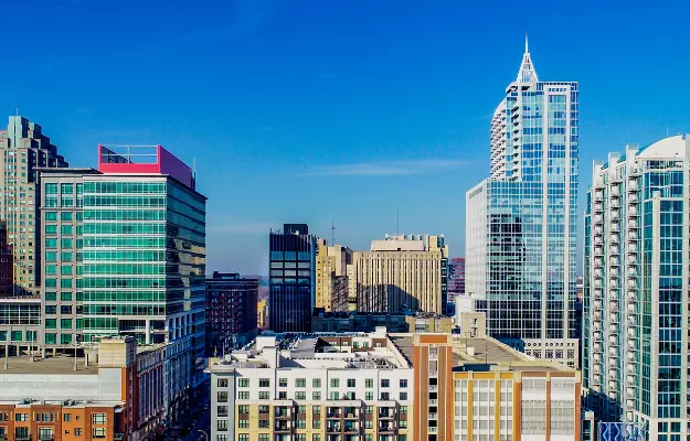 Raleigh, North Carolina, downtown city skyline